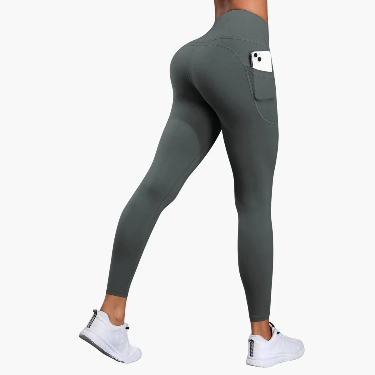 High-Waist Yoga Leggings with Pockets Premium