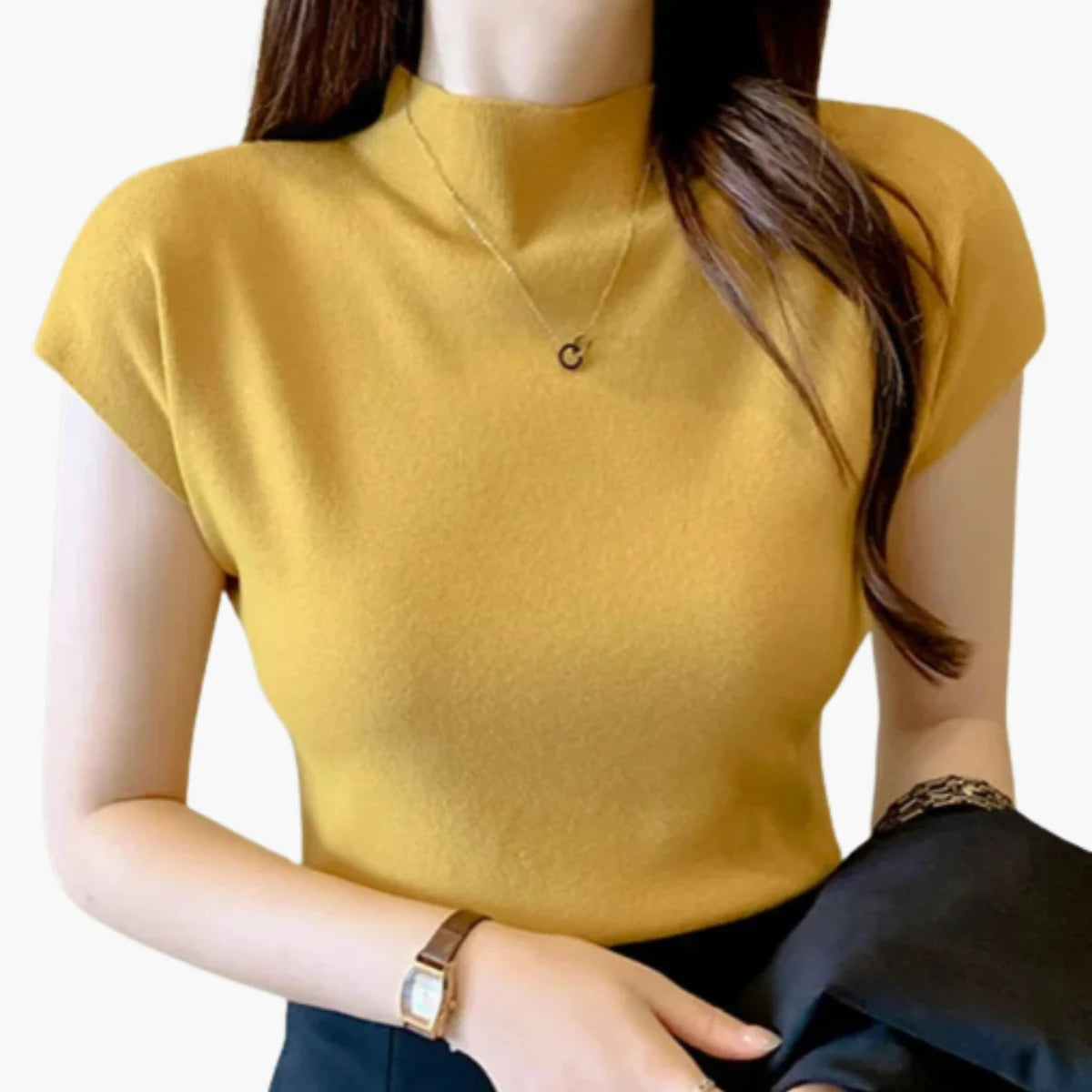 Minimal Turtleneck Top