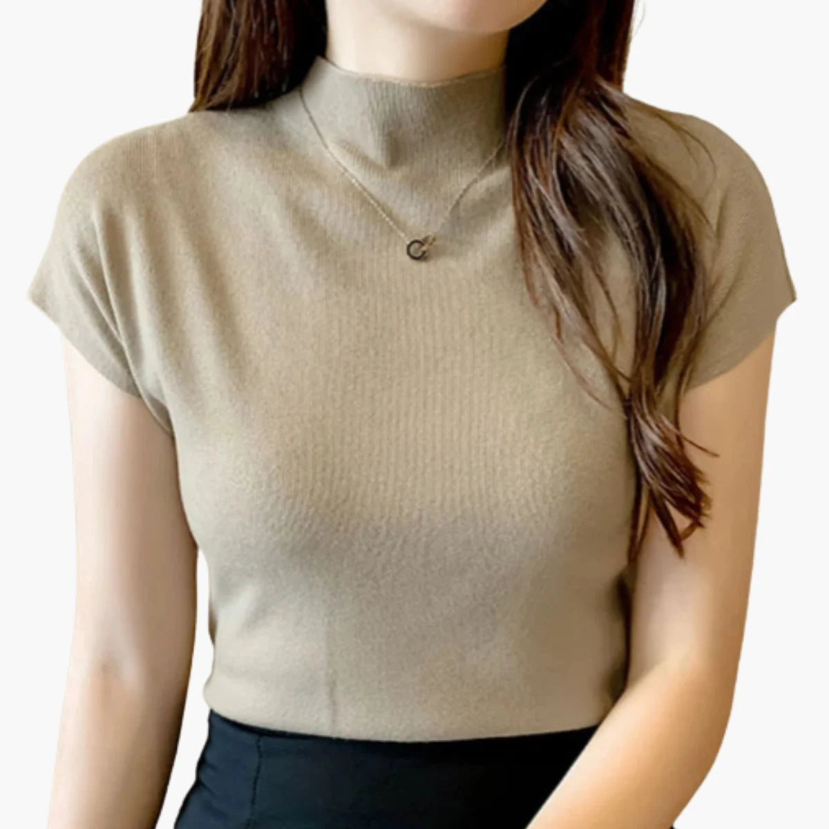 Minimal Turtleneck Top