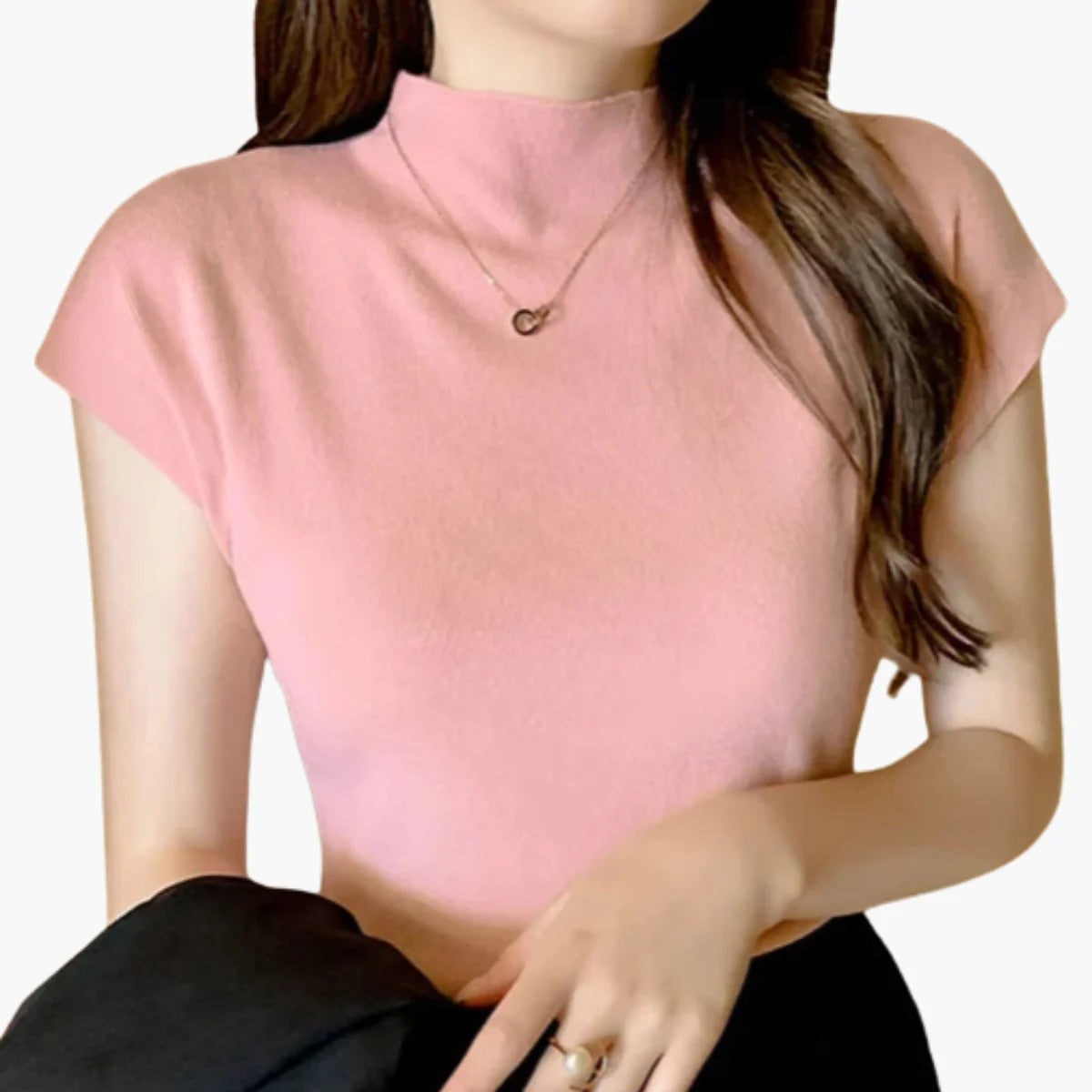 Minimal Turtleneck Top
