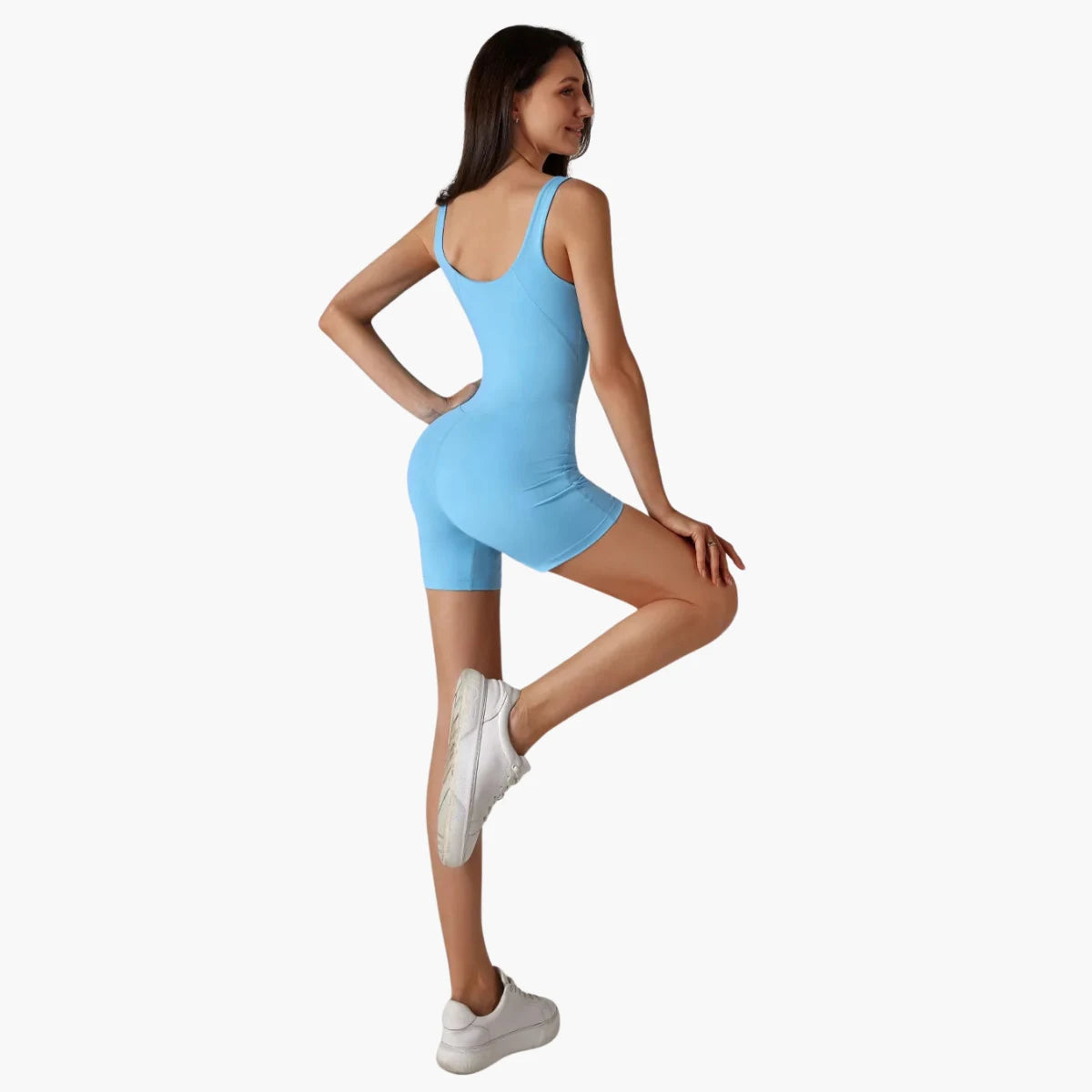 Seamless Sleeveless Yoga Jumpsuit