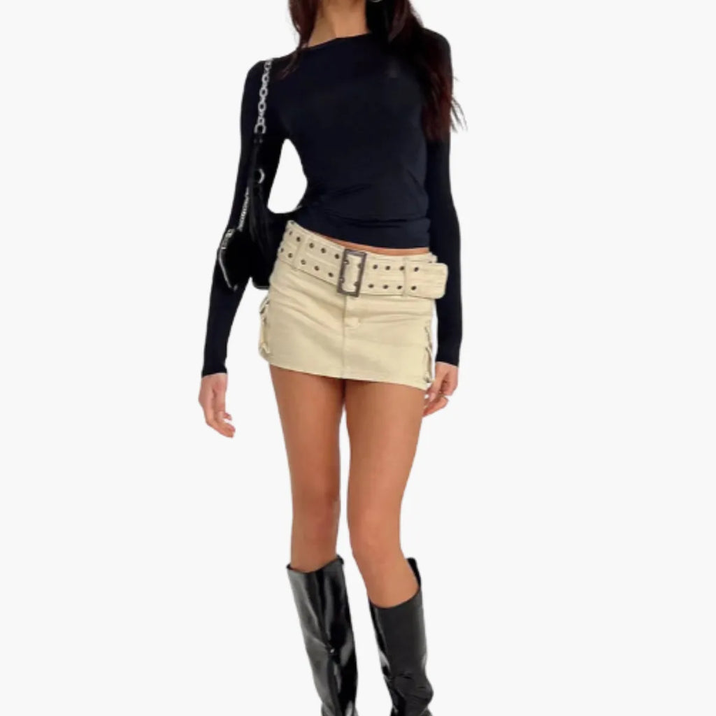 Solid Slim Fit Long Sleeve Tee