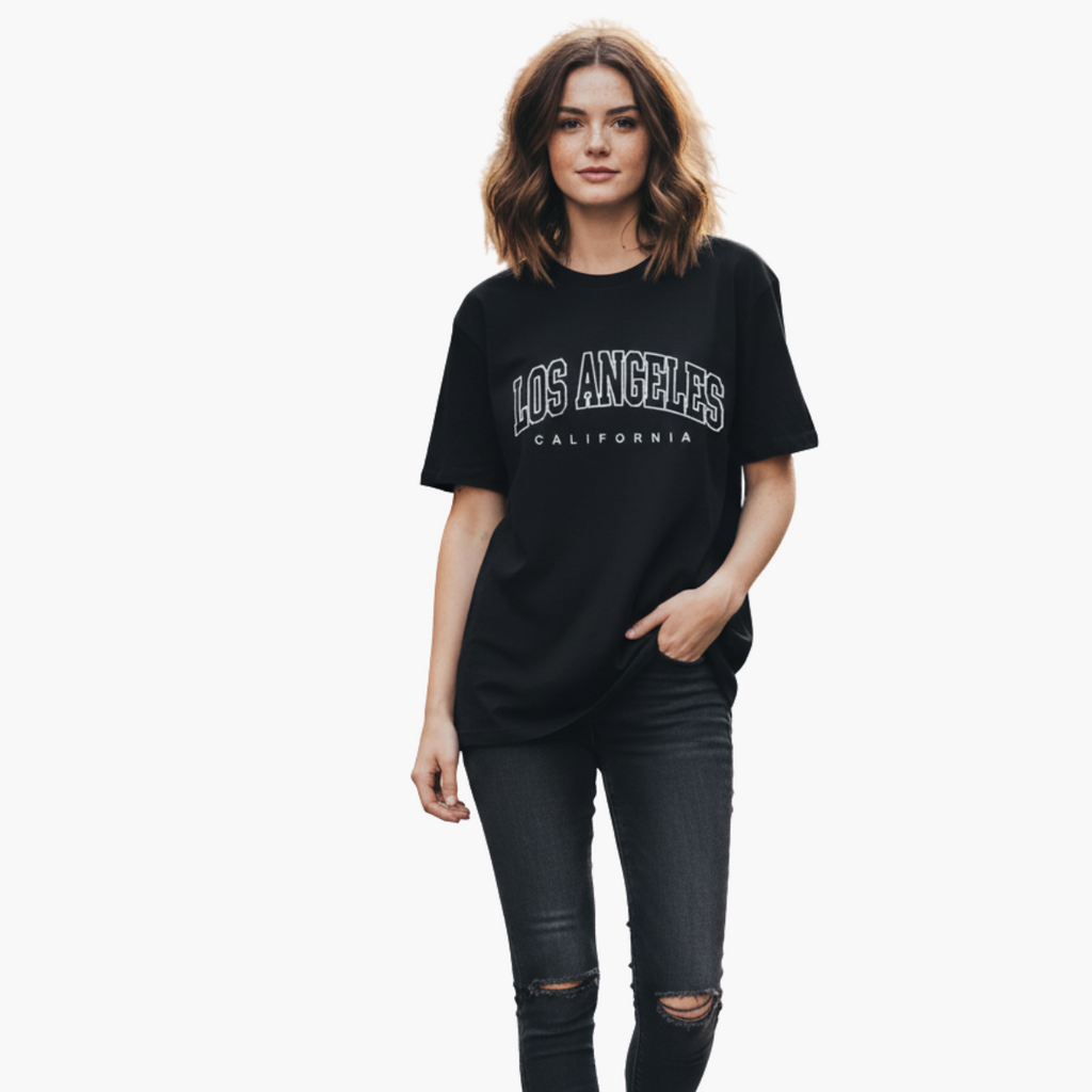 Brooklyn Letter Print Graphic Tee