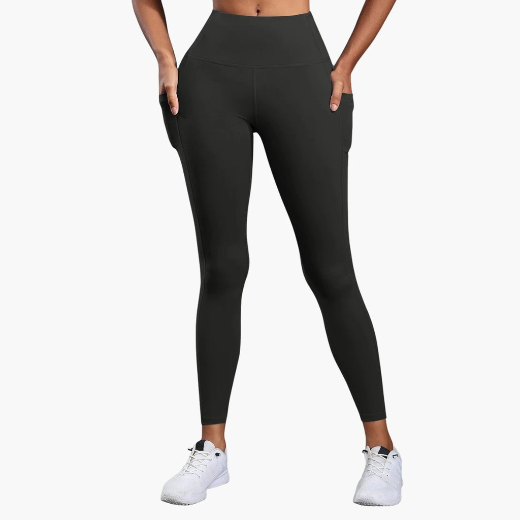 High-Waist Yoga Leggings with Pockets Premium