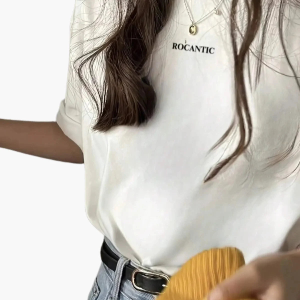 Casual Letter Print Tee – Short Sleeve