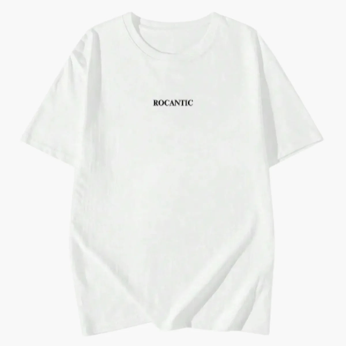 Casual Letter Print Tee – Short Sleeve