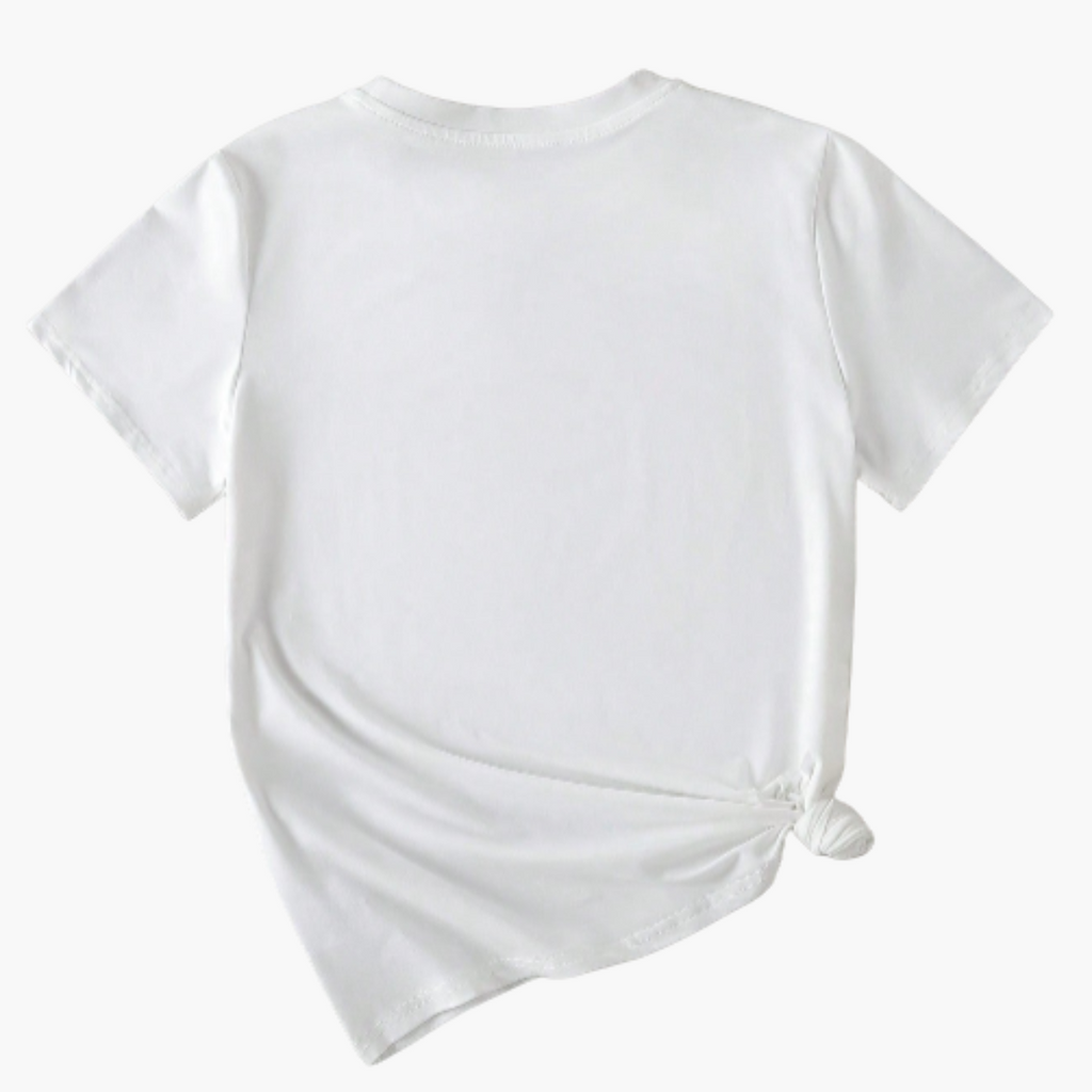 Graphic Letter Tee – Short Sleeve