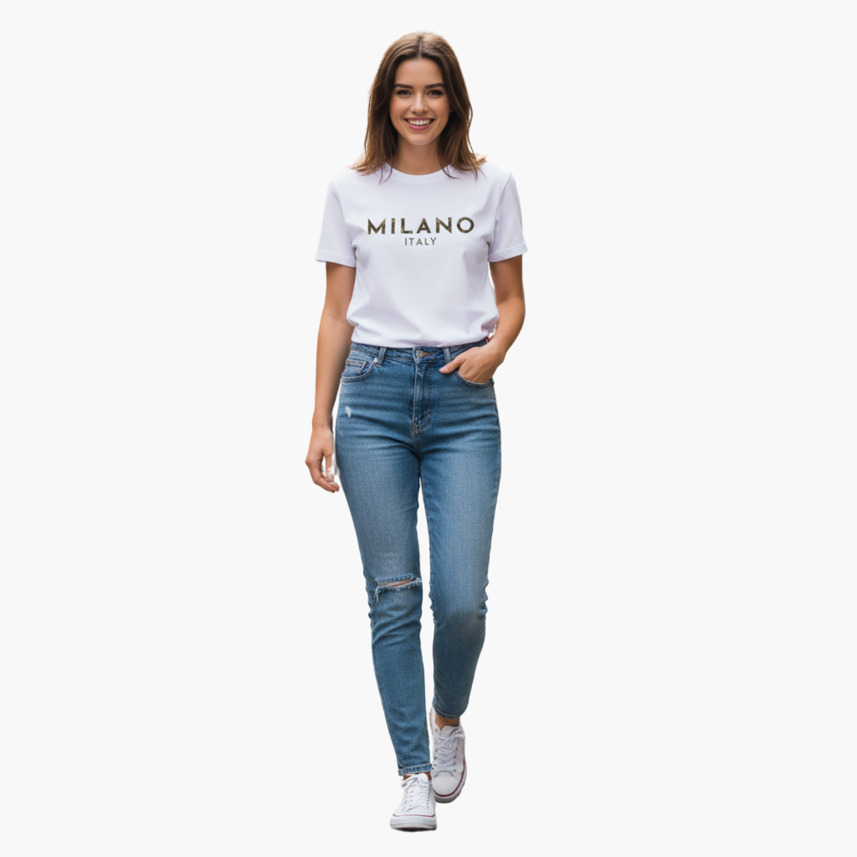 Graphic Letter Tee – Short Sleeve