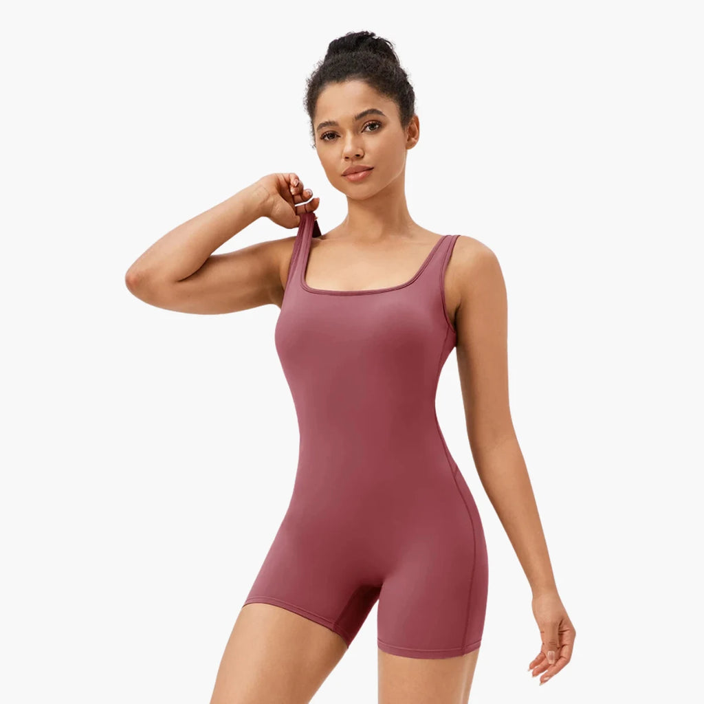 One-Piece Sleeveless Yoga Jumpsuit