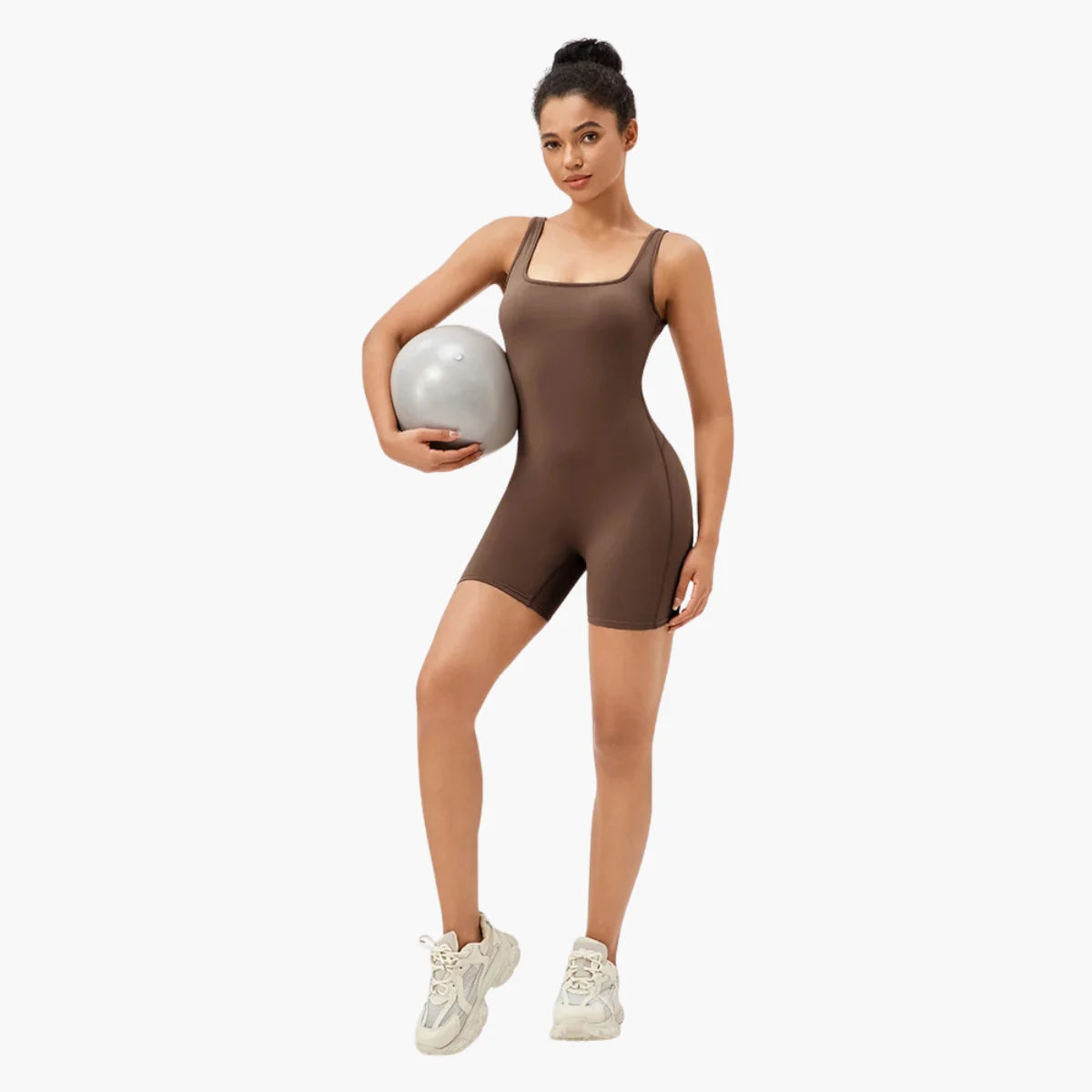 One-Piece Sleeveless Yoga Jumpsuit