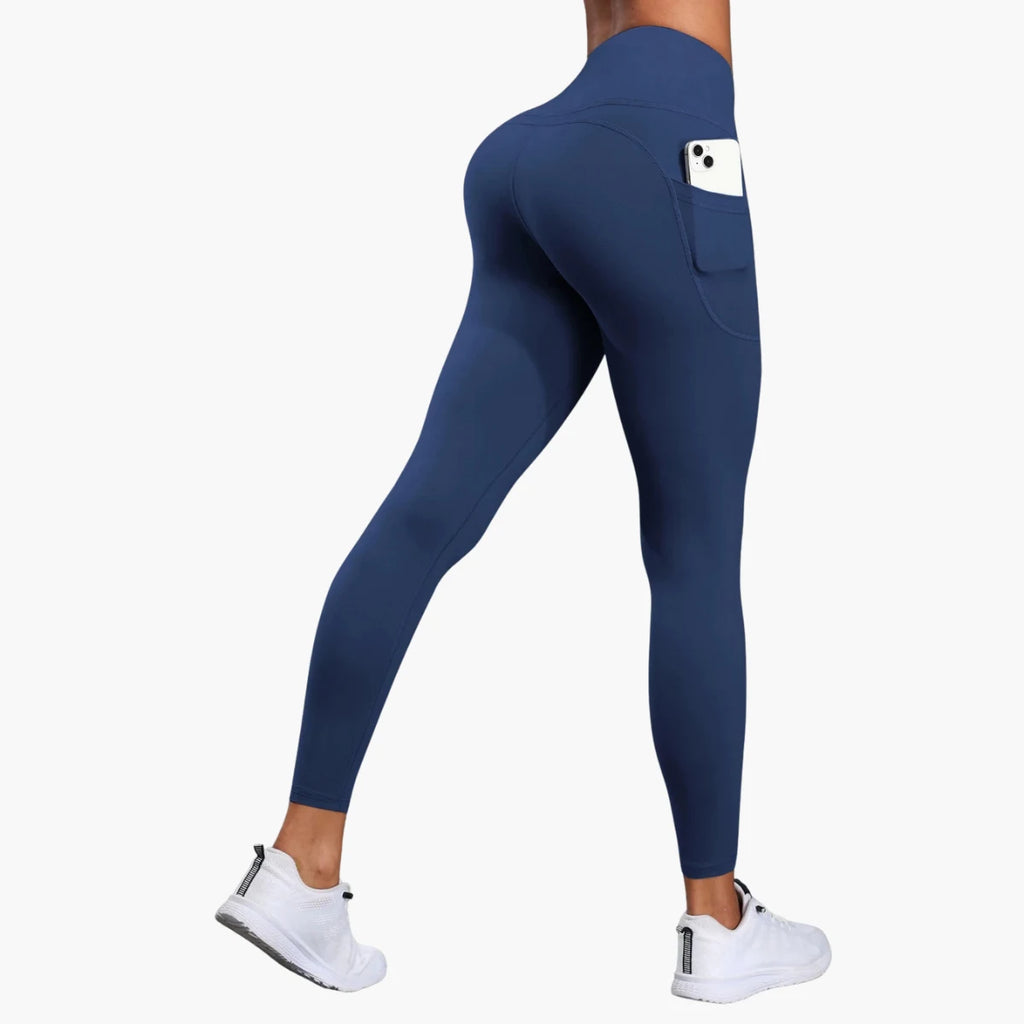 High-Waist Yoga Leggings with Pockets Premium