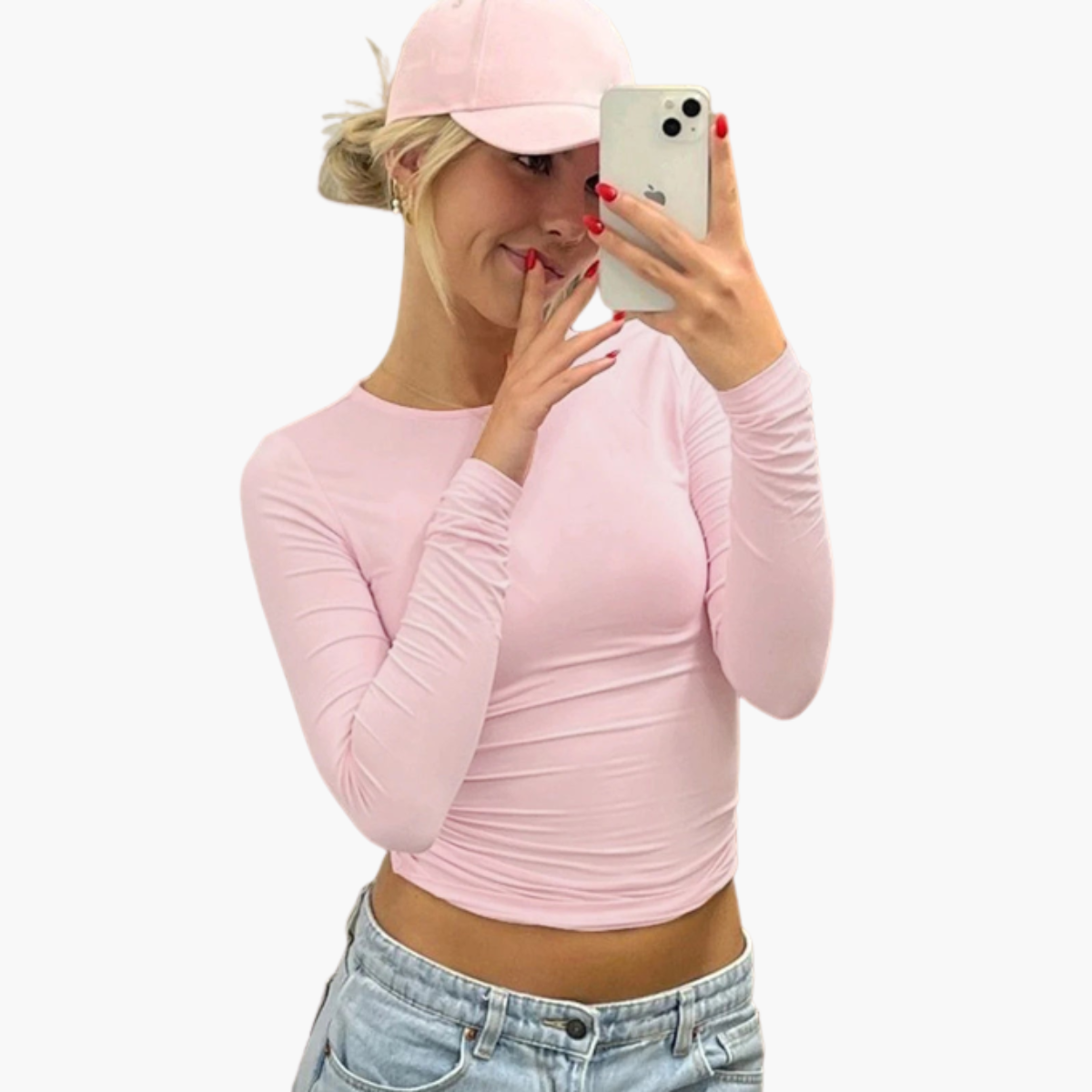 Long Sleeve Crop Top