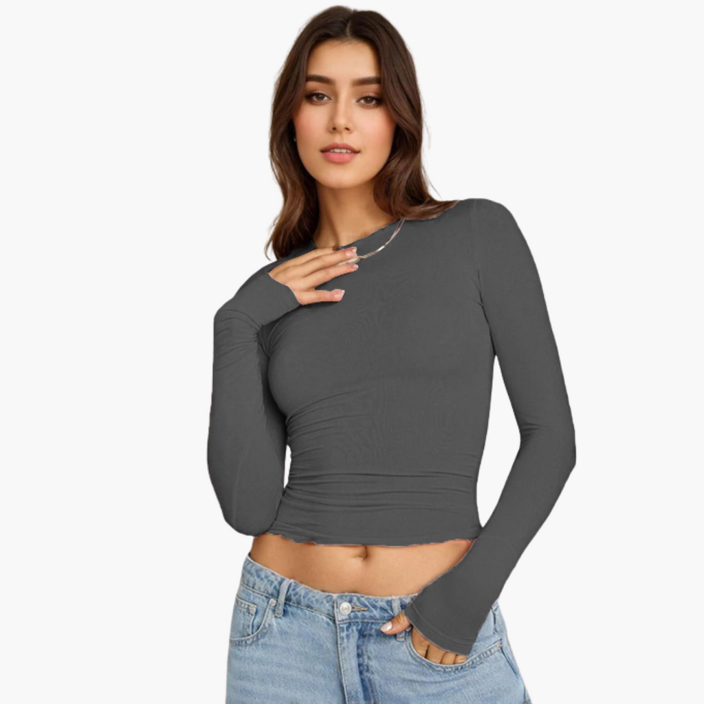 Long Sleeve Crop Top