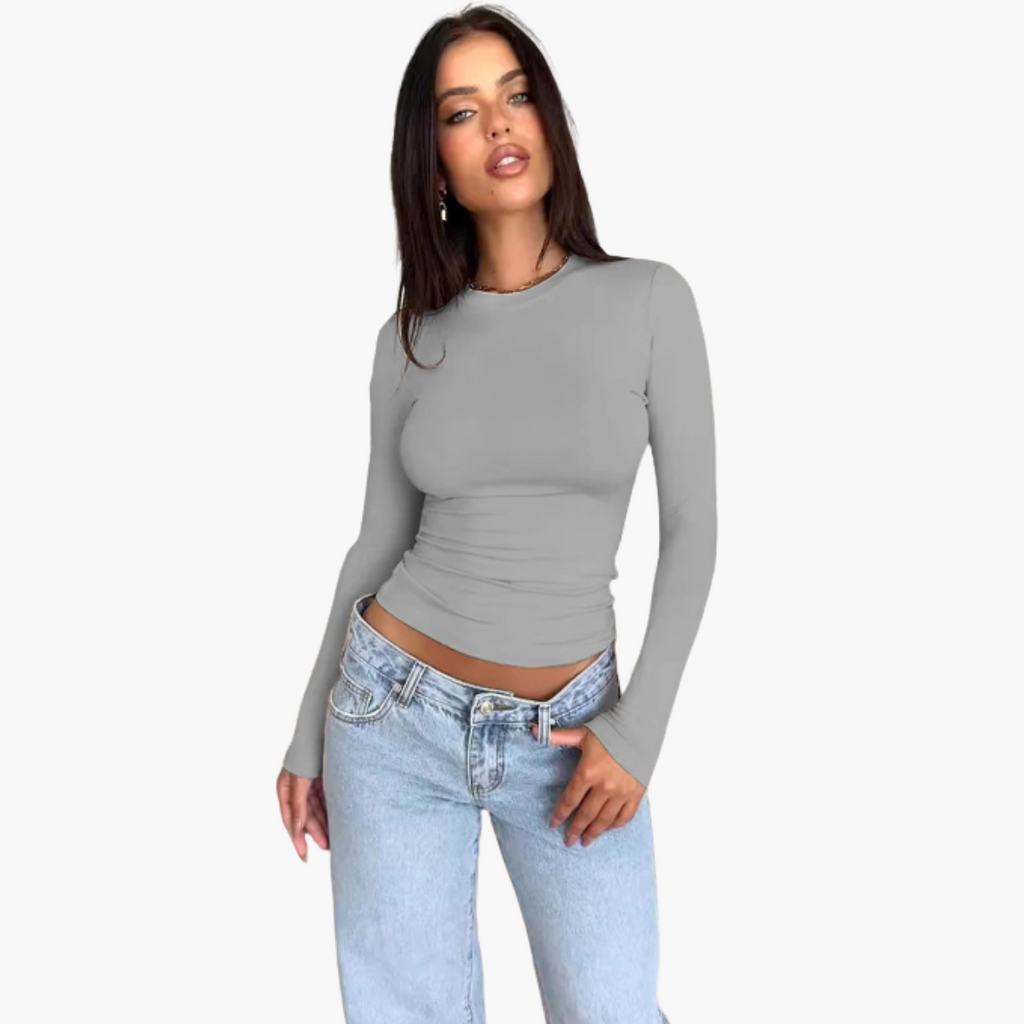 Long Sleeve Crop Top