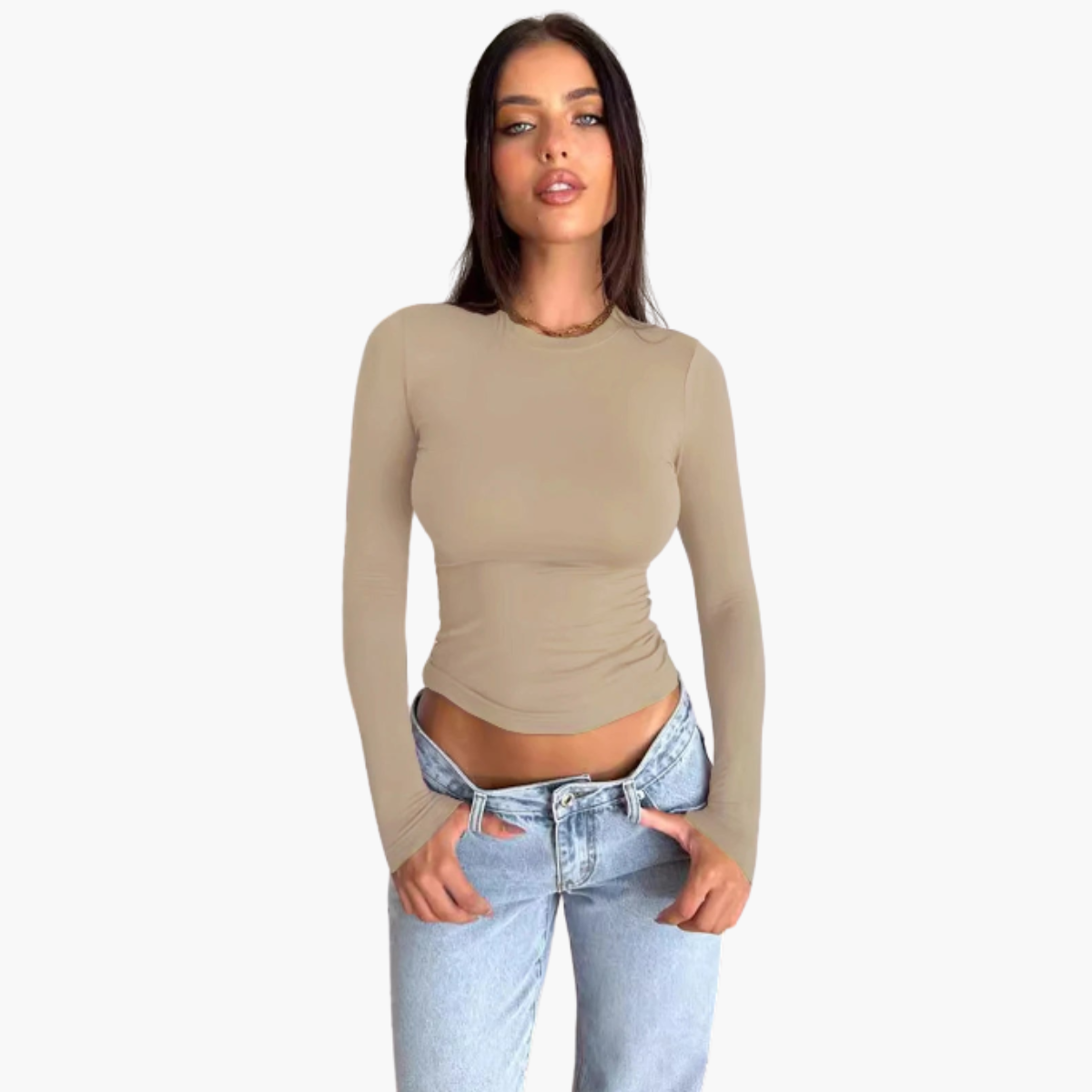 Long Sleeve Crop Top
