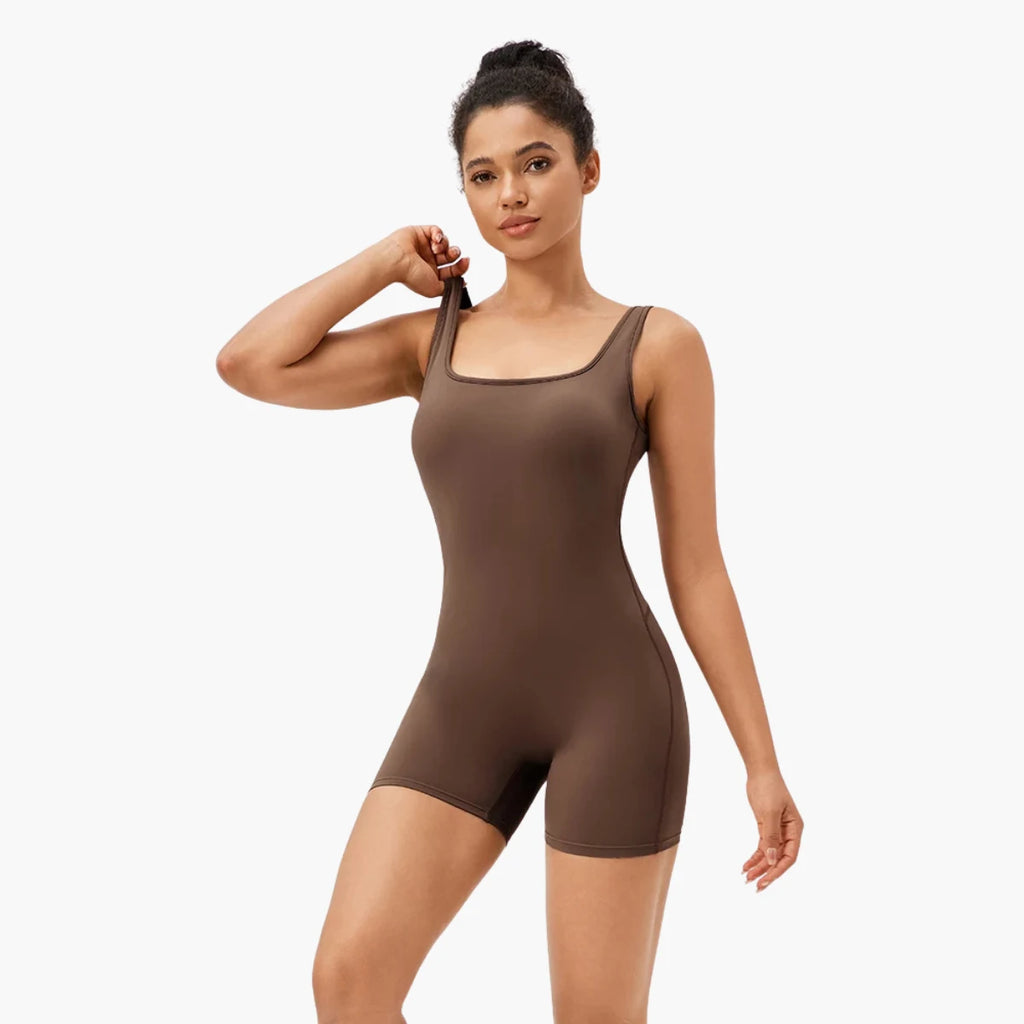 One-Piece Sleeveless Yoga Jumpsuit