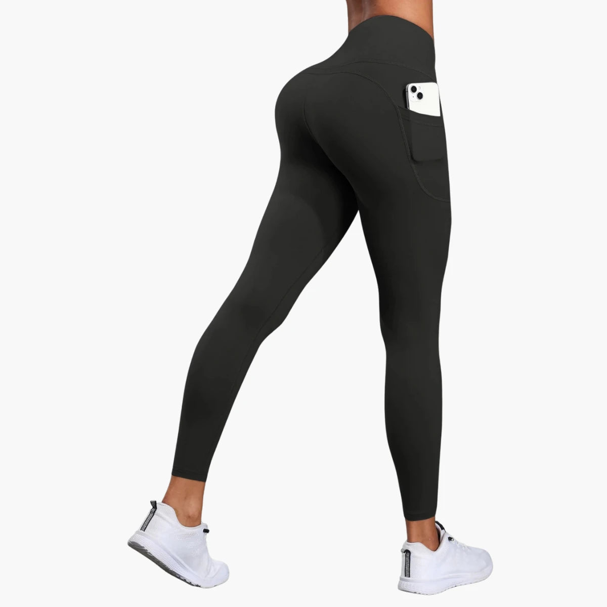 High-Waist Yoga Leggings with Pockets Premium