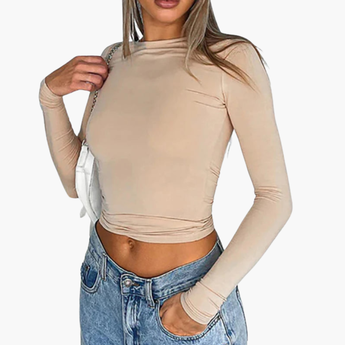 Long Sleeve Crop Top