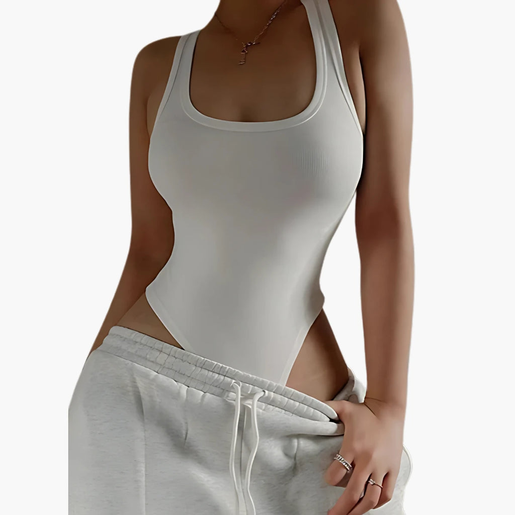 Knit Halter Bodysuit