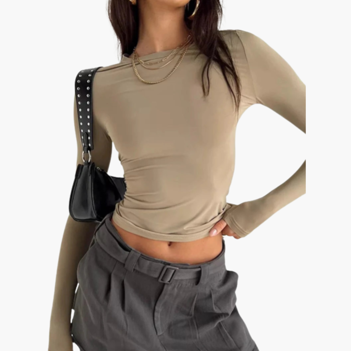 Long Sleeve Crop Top