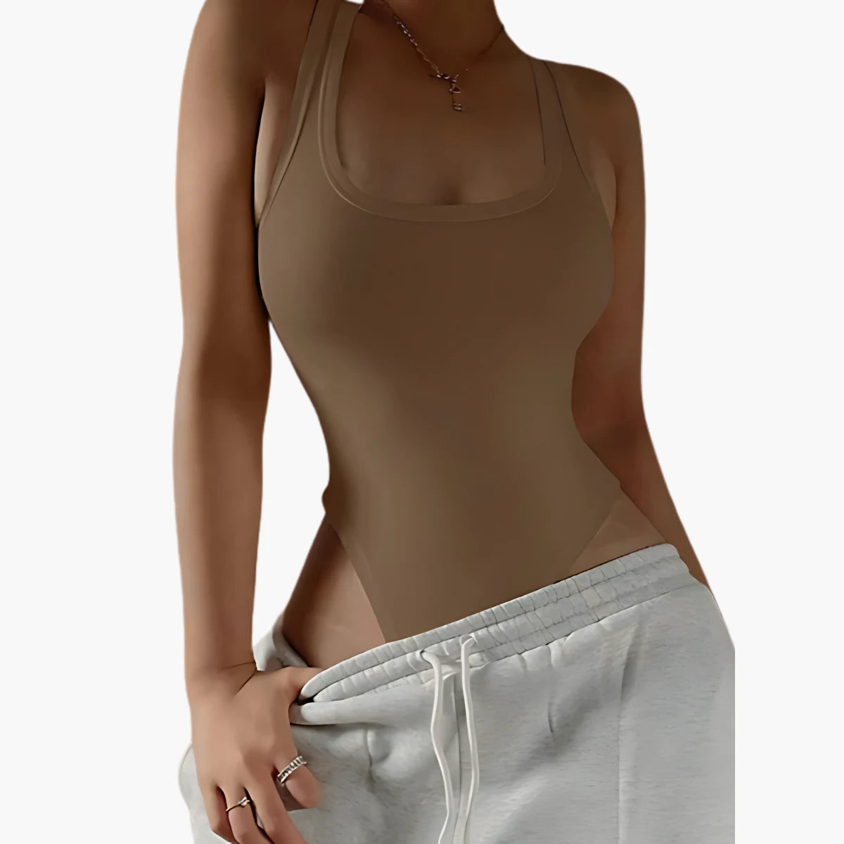 Knit Halter Bodysuit