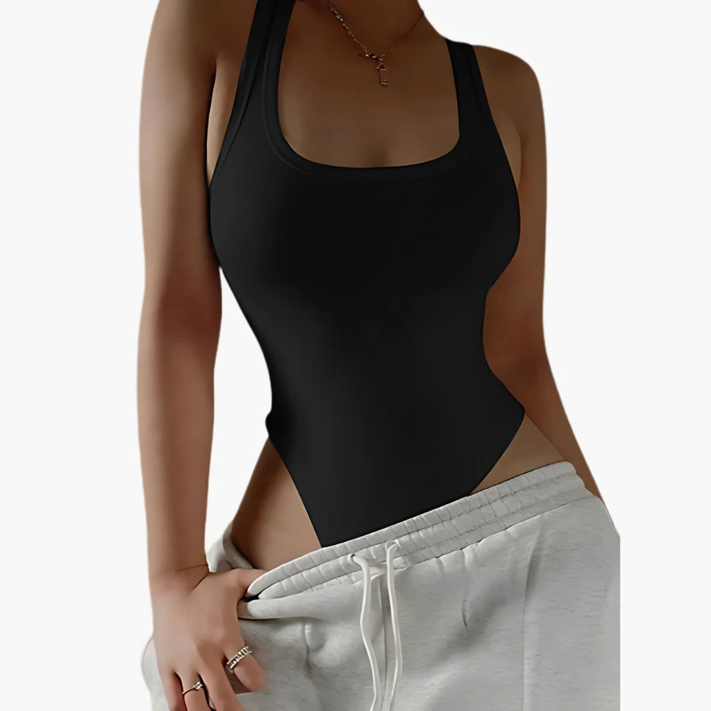 Knit Halter Bodysuit