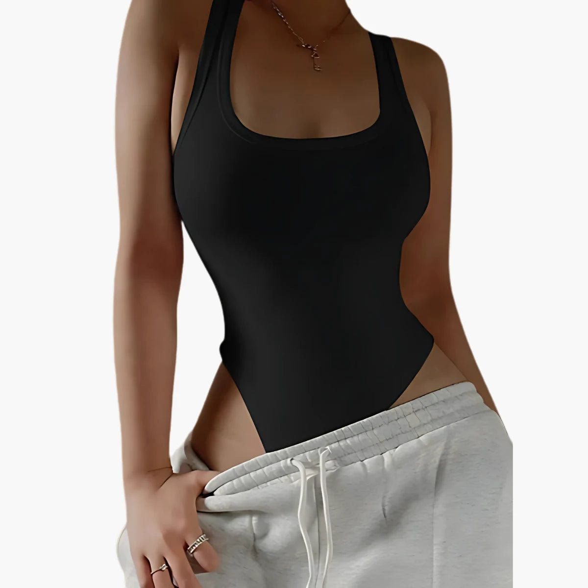 Knit Halter Bodysuit