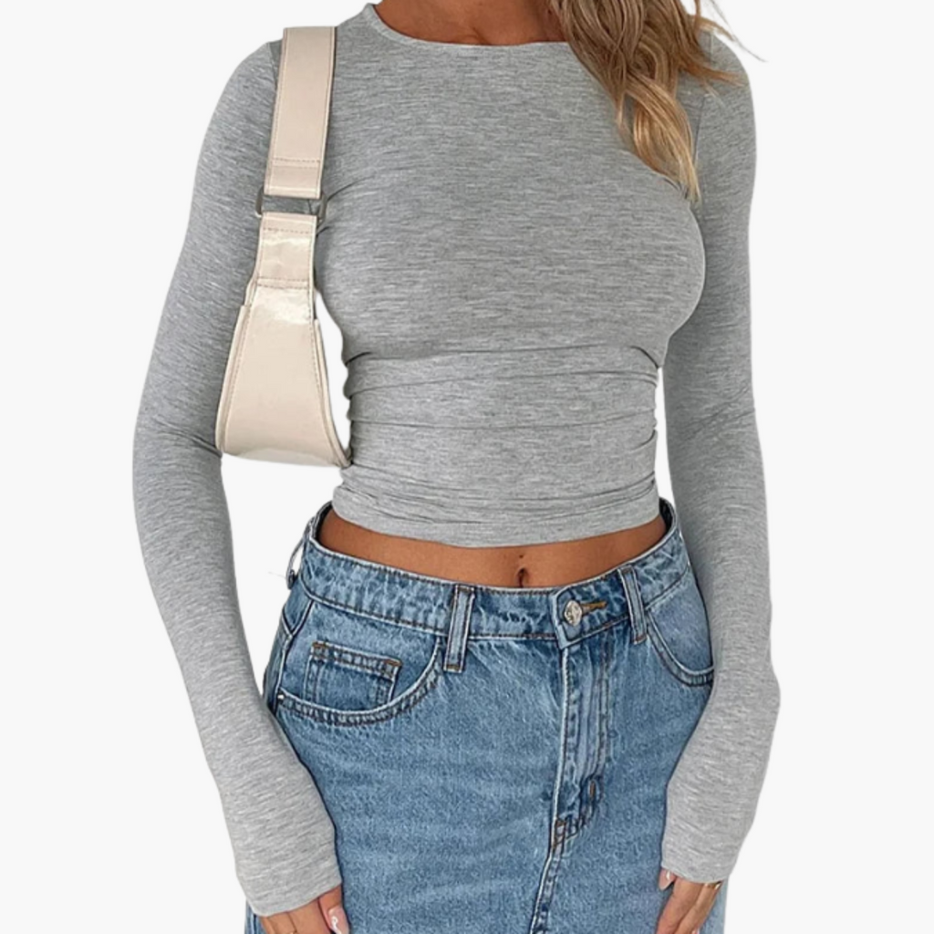 Long Sleeve Crop Top