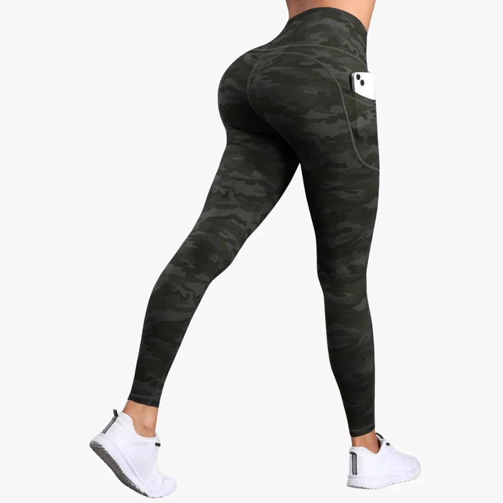 High-Waist Yoga Leggings with Pockets Premium