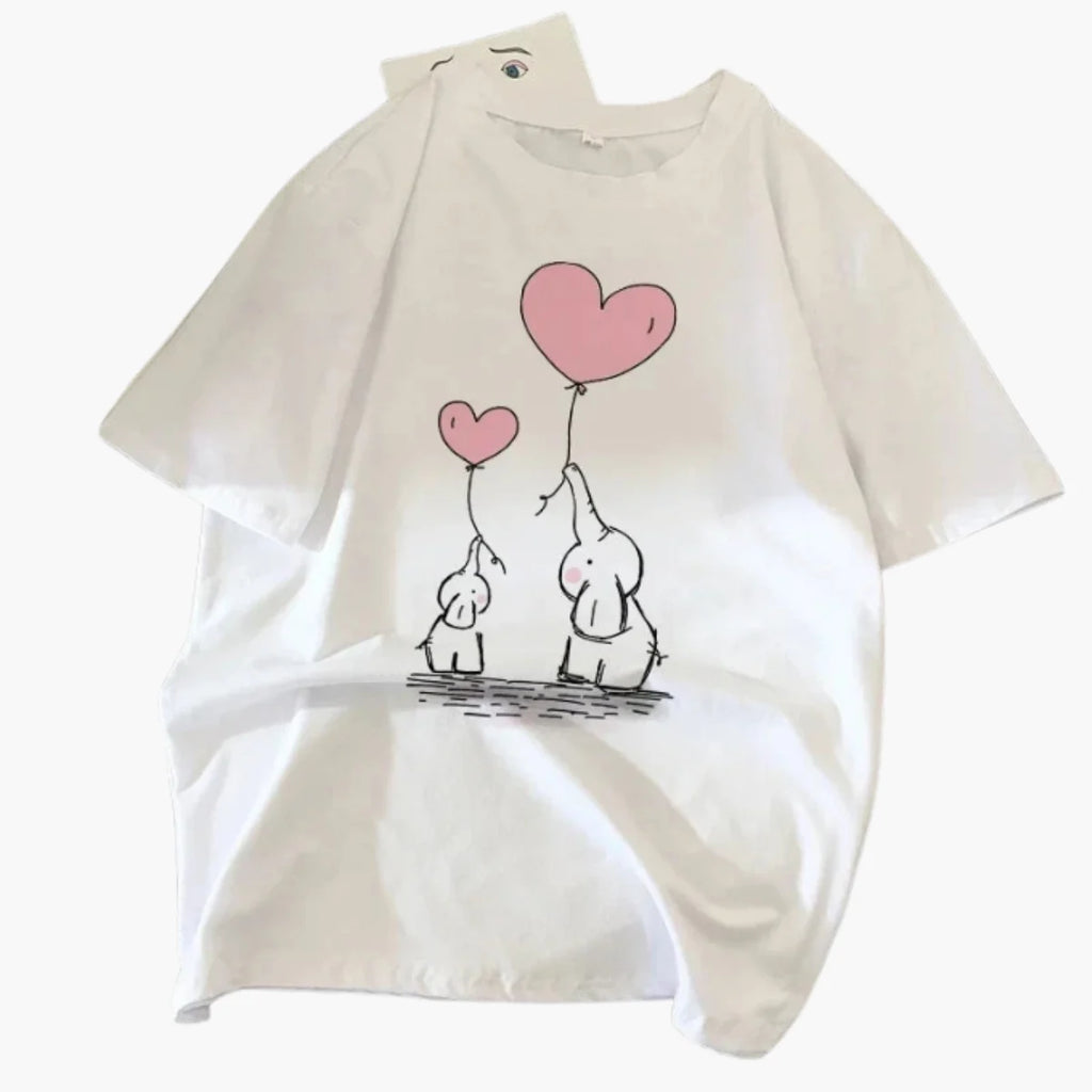 90s Vintage Cat Graphic T-Shirt