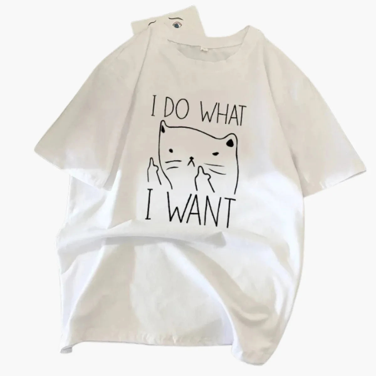 90s Vintage Cat Graphic T-Shirt