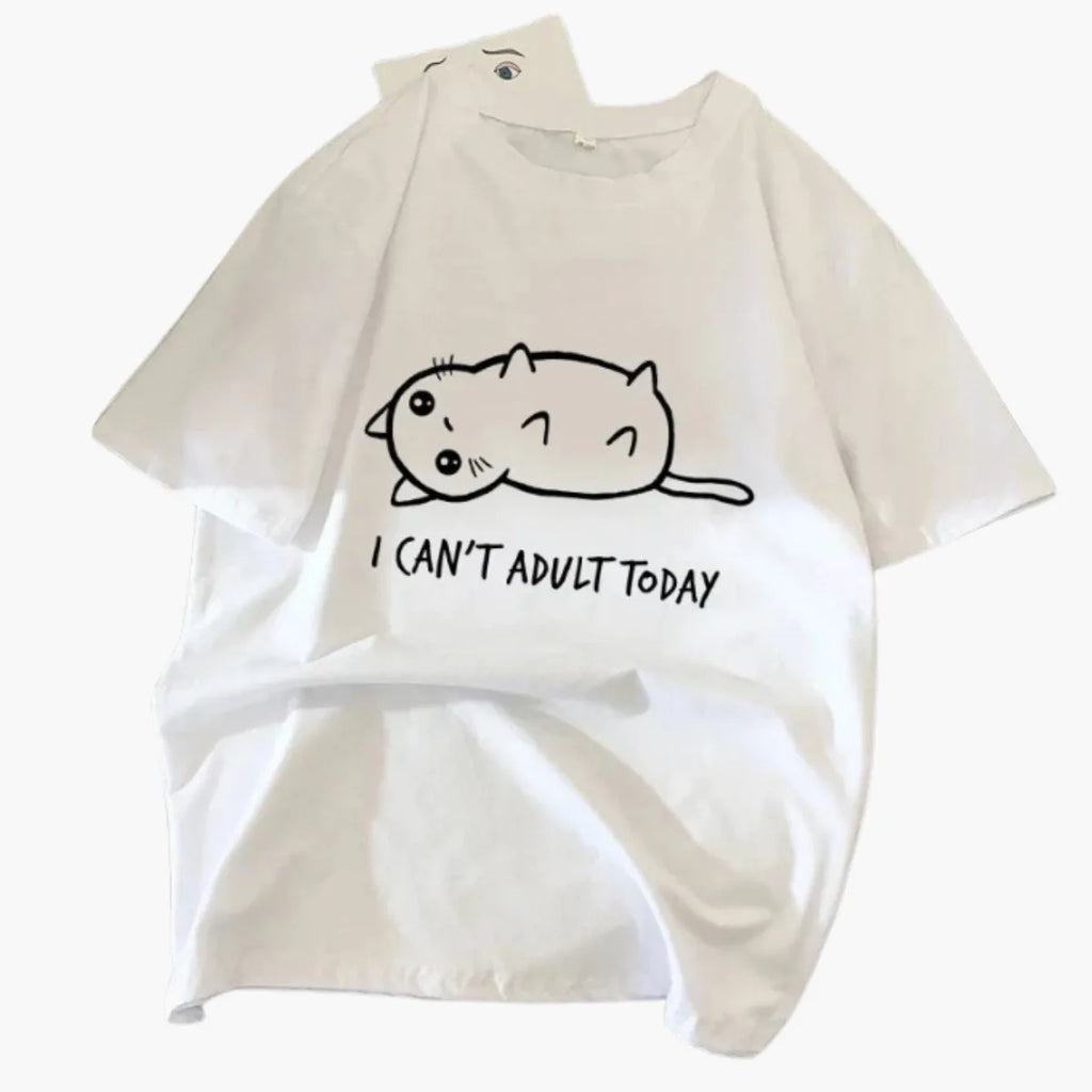 90s Vintage Cat Graphic T-Shirt