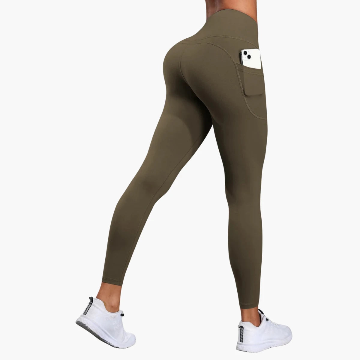 High-Waist Yoga Leggings with Pockets Premium