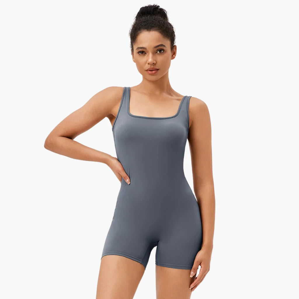 One-Piece Sleeveless Yoga Jumpsuit