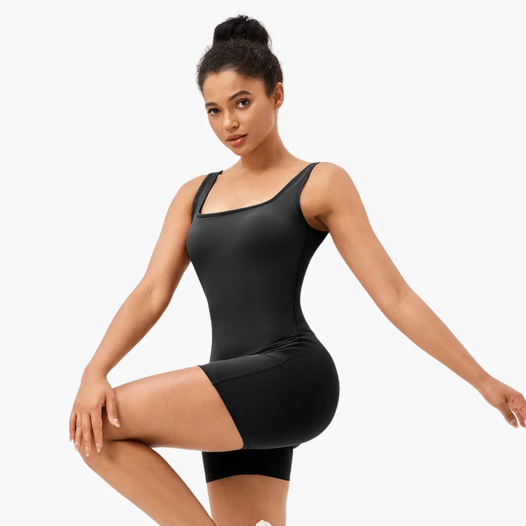 One-Piece Sleeveless Yoga Jumpsuit