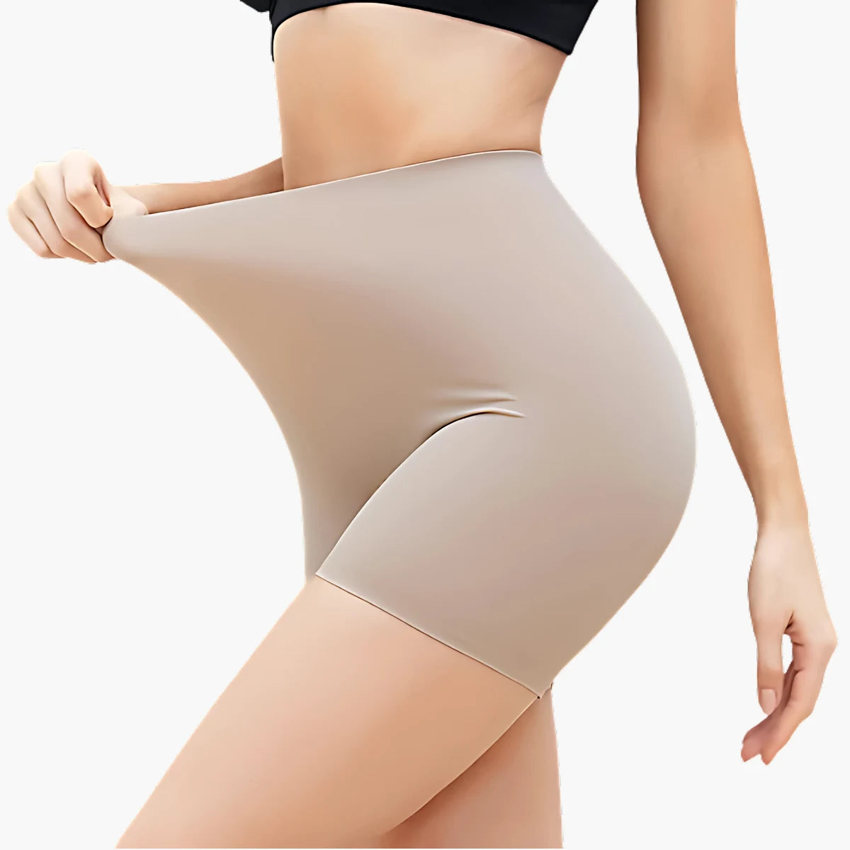 Seamless High-Waist Shaping Shorts