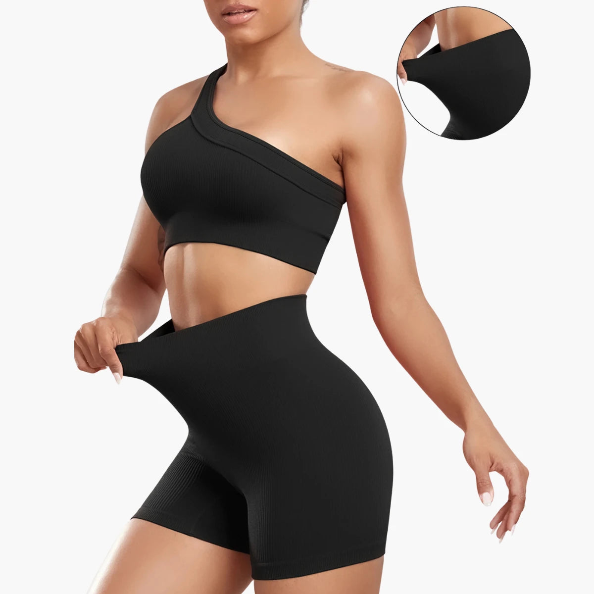 Seamless Ribbed Sports Set