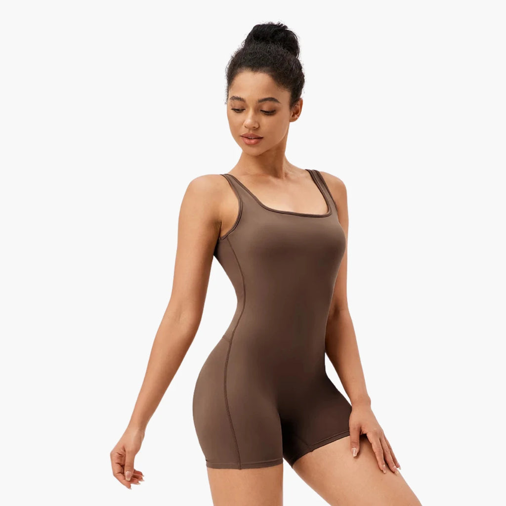 One-Piece Sleeveless Yoga Jumpsuit