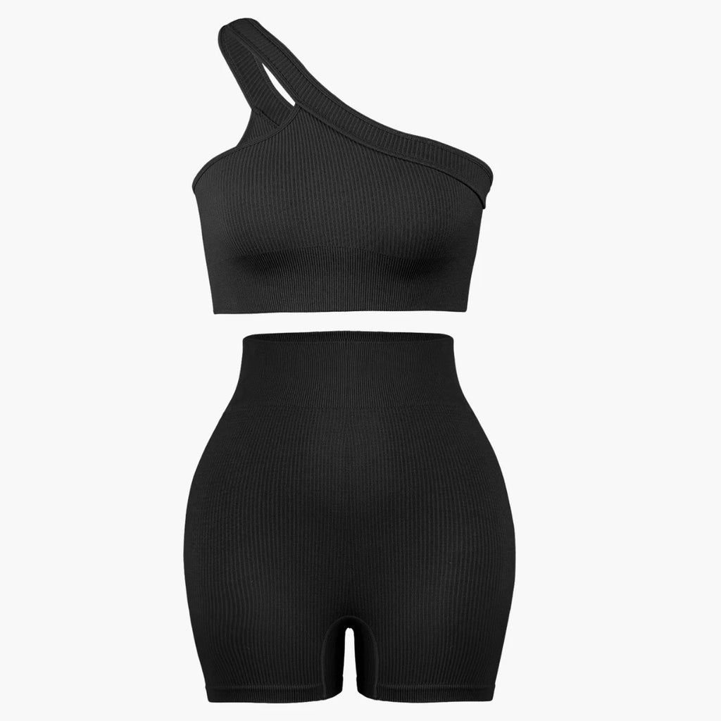 Seamless Ribbed Sports Set