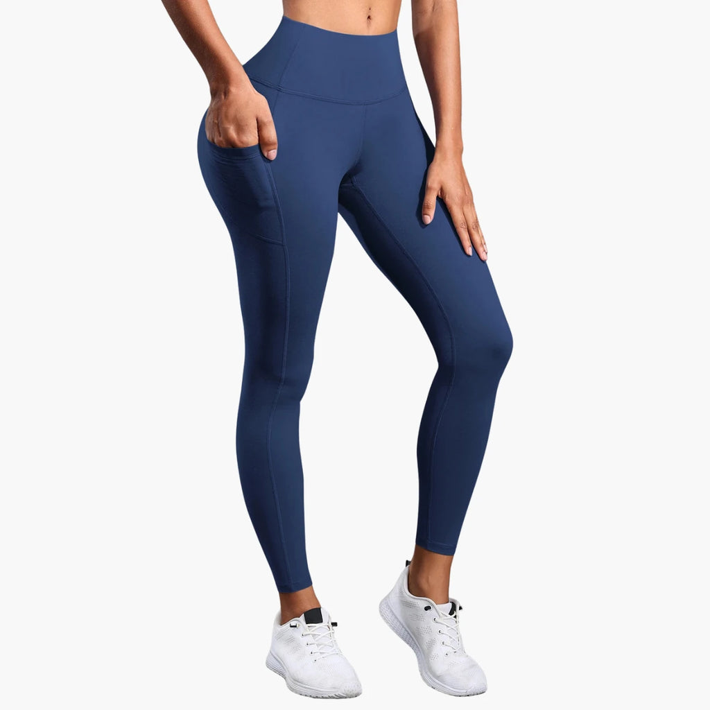 High-Waist Yoga Leggings with Pockets Premium