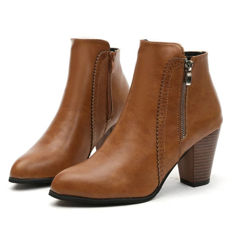 Retro Ankle Boots
