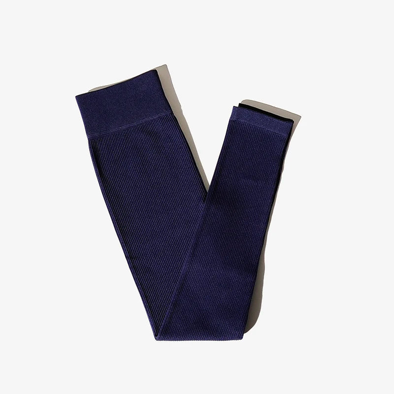 Ribbed Seamless High-Waist Leggings