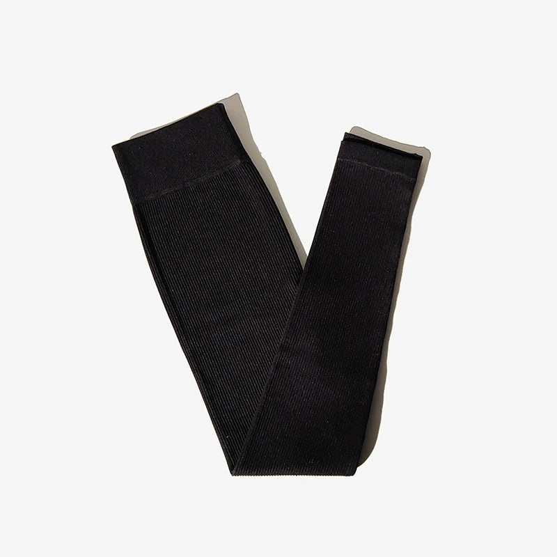 Ribbed Seamless High-Waist Leggings