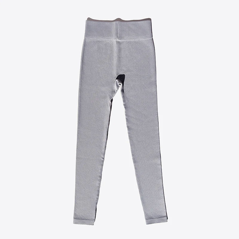 Ribbed Seamless High-Waist Leggings