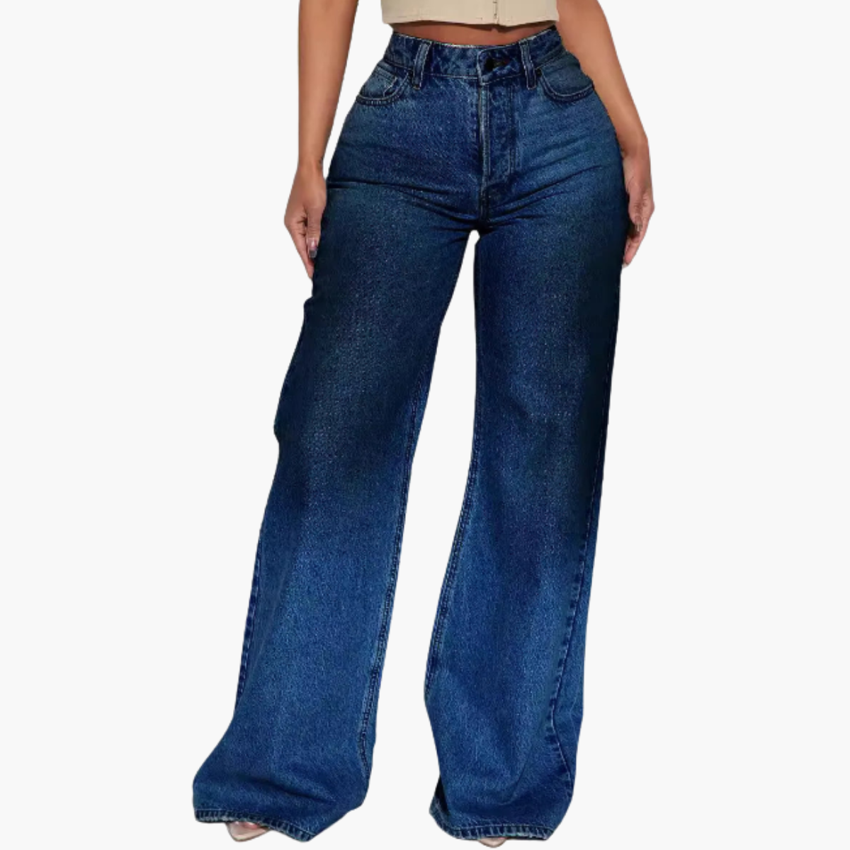 Vintage Wide-Leg High Waist Jeans