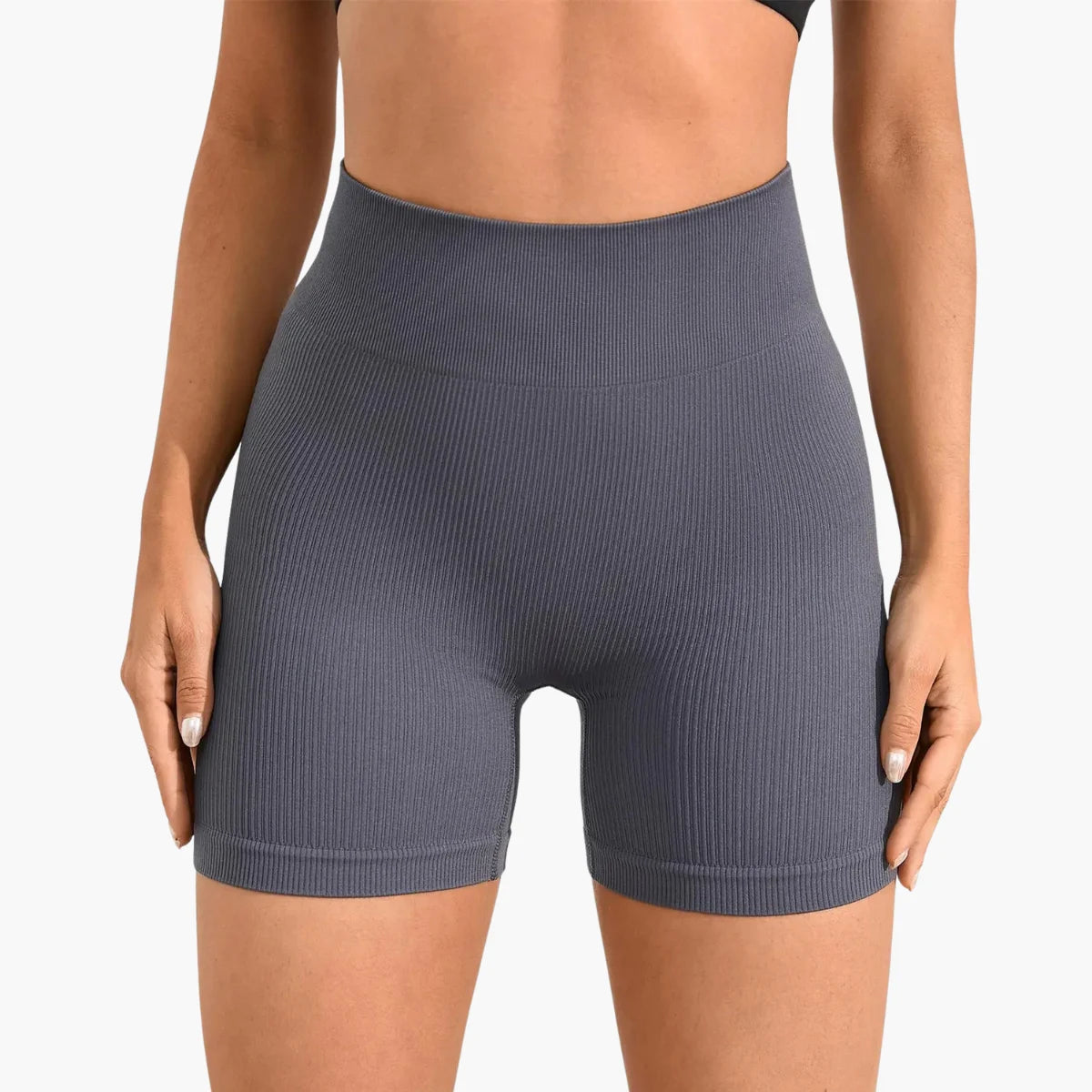 Seamless High Waist Sports Shorts