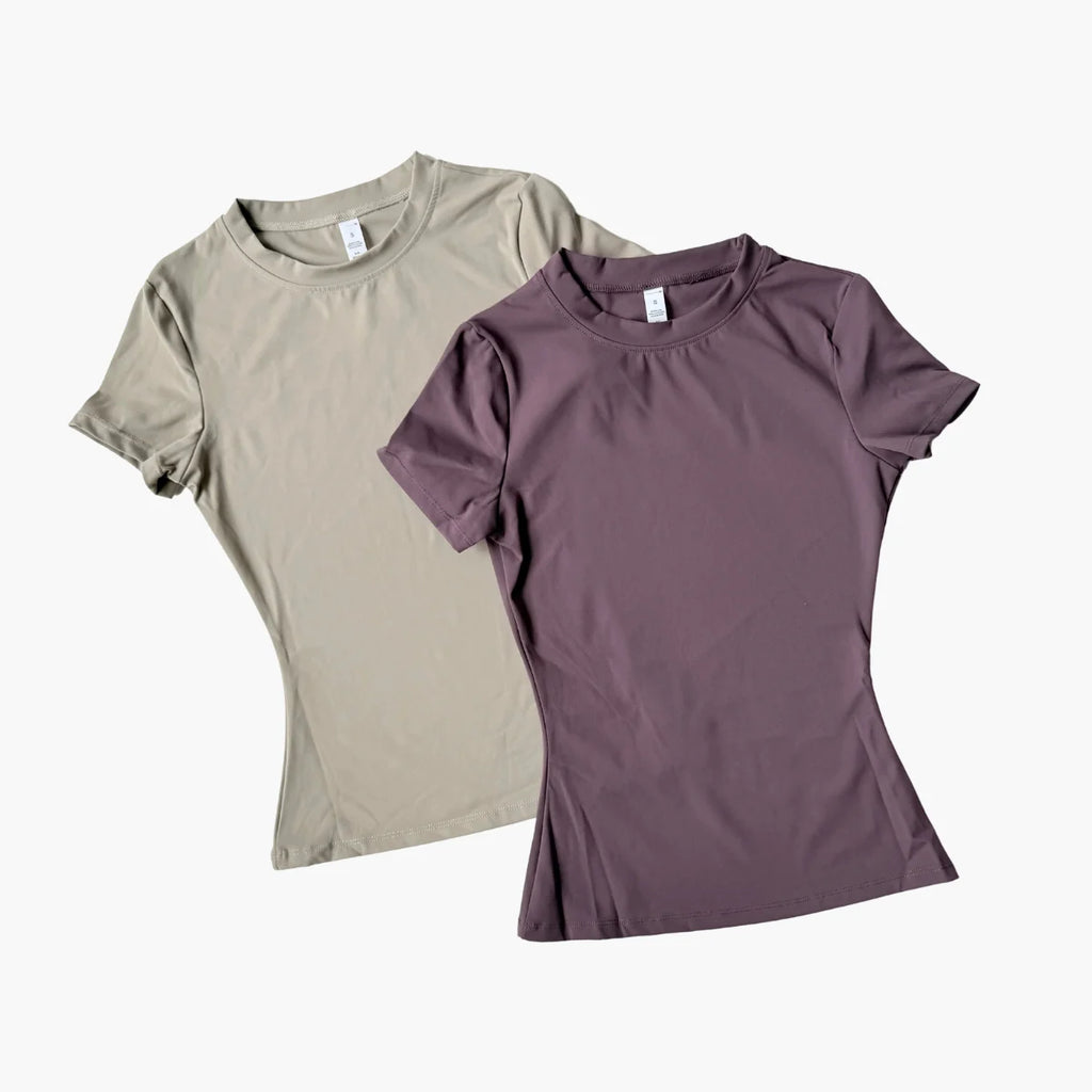 Quick-Dry Yoga T-Shirt – Short Sleeve