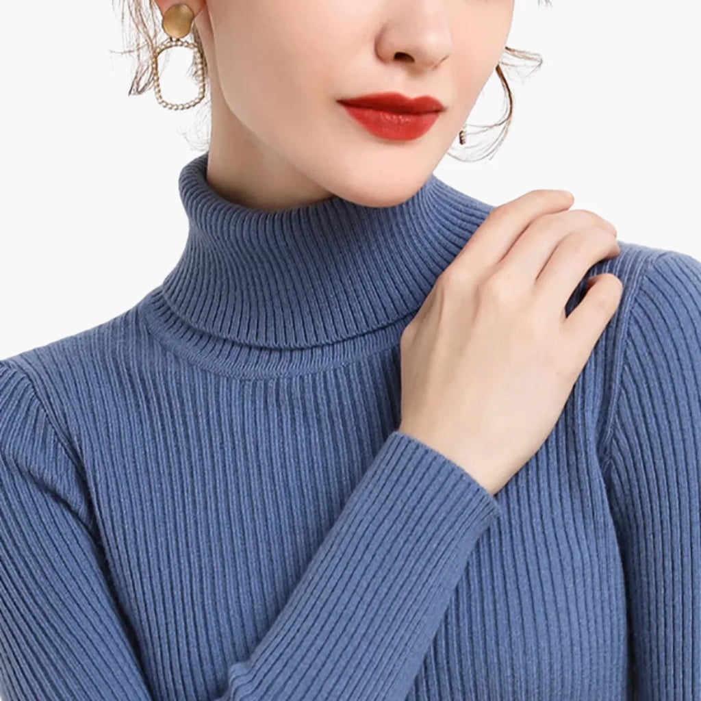 Soft Knit Turtleneck Sweater