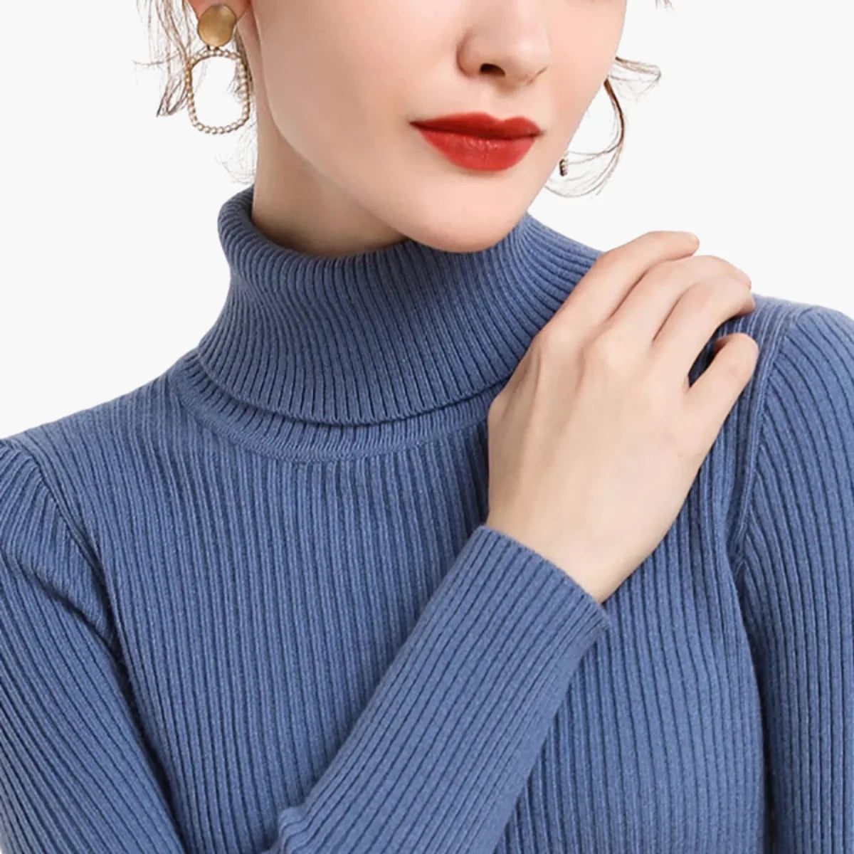 Soft Knit Turtleneck Sweater