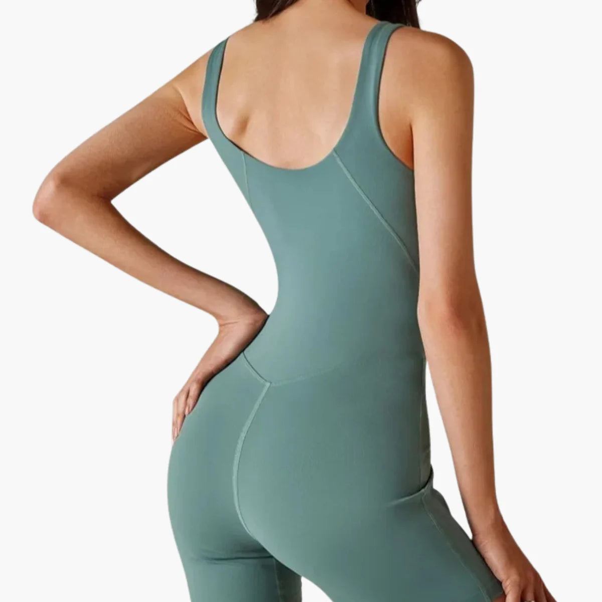 Seamless Sleeveless Yoga Jumpsuit